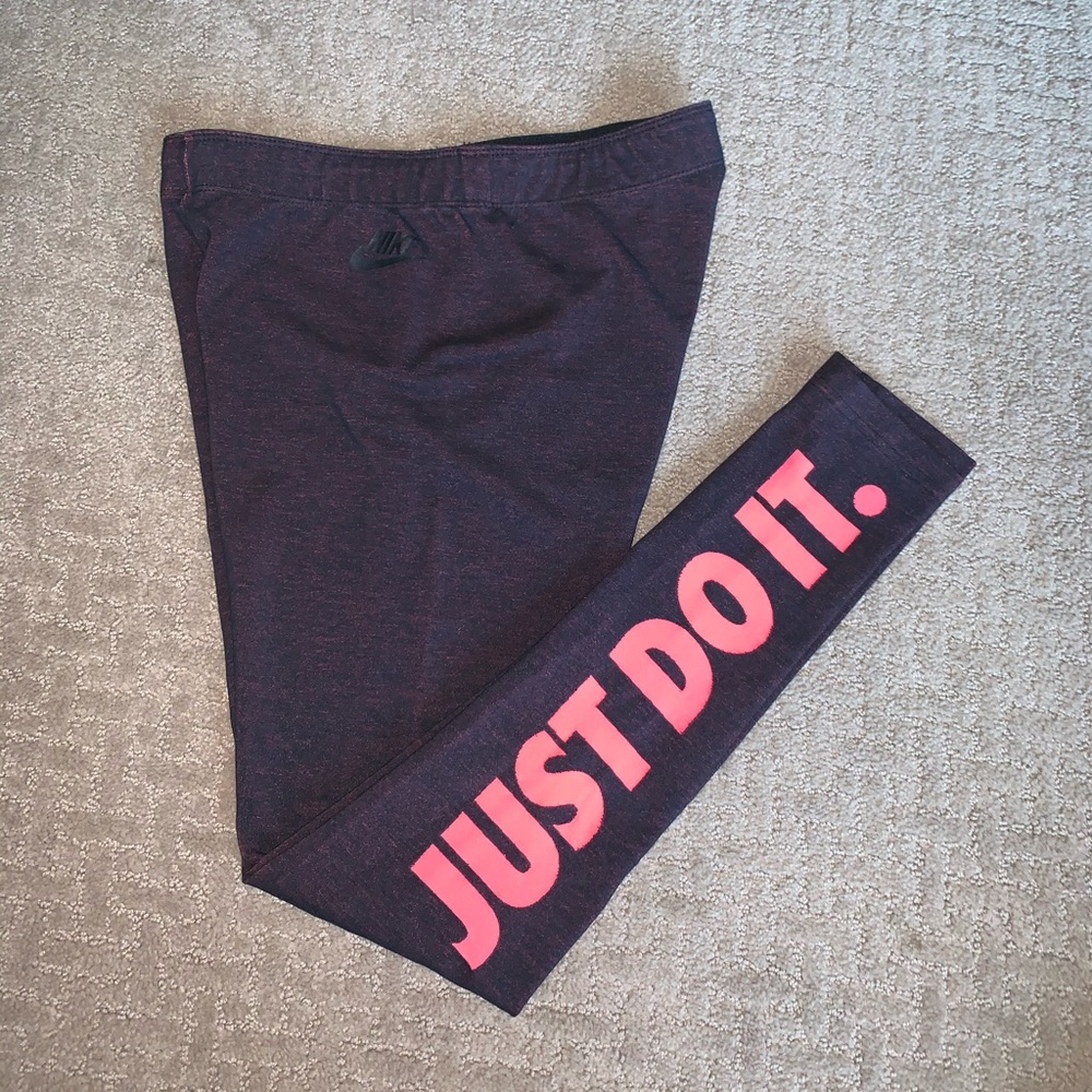 NIKE Women’s Leggings Just Do It “Leg-A-See” Sz S